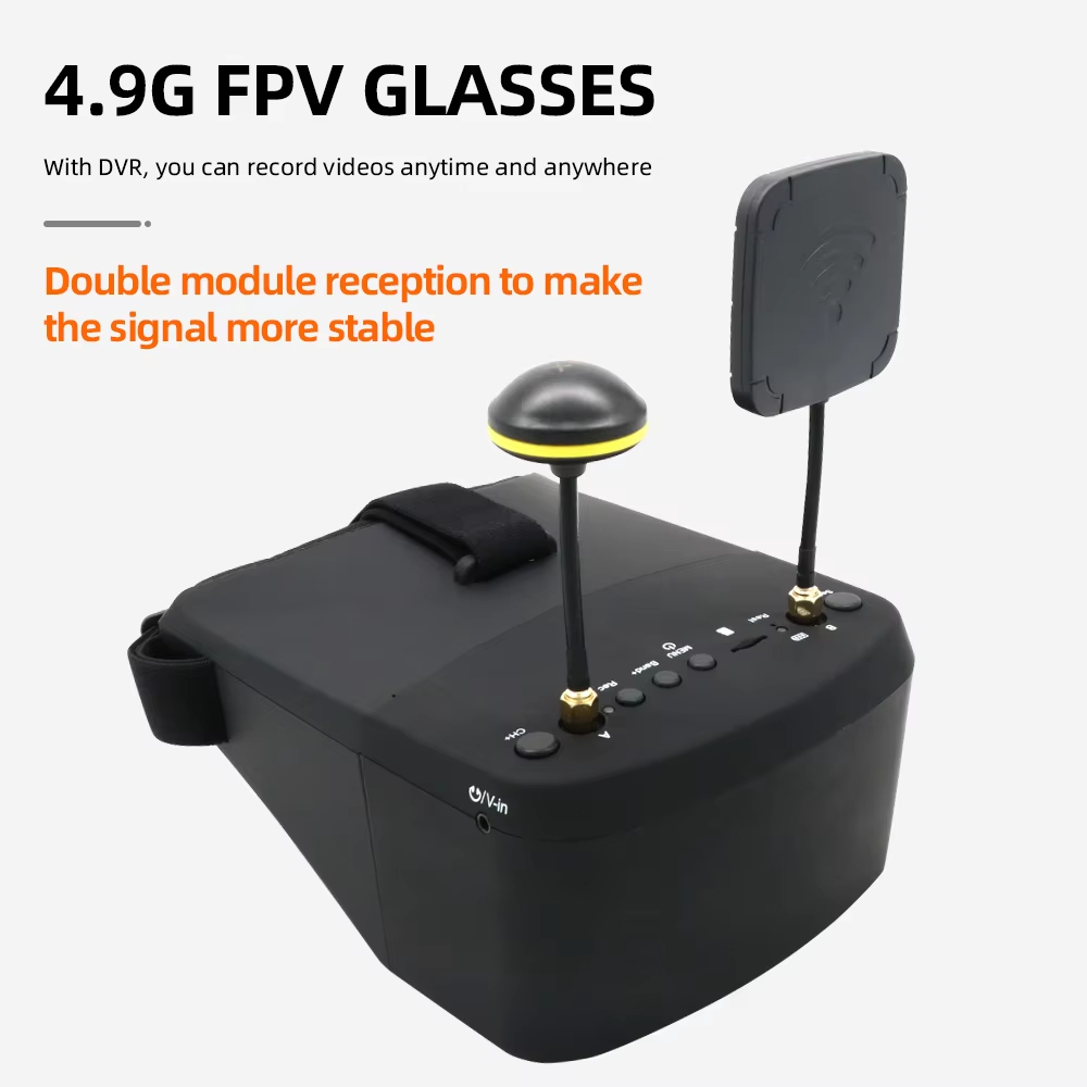 LS800D 5 Inch 800*480 FPV Vide - Skyzone Cobra X V2 Fpv Goggles recension och pris