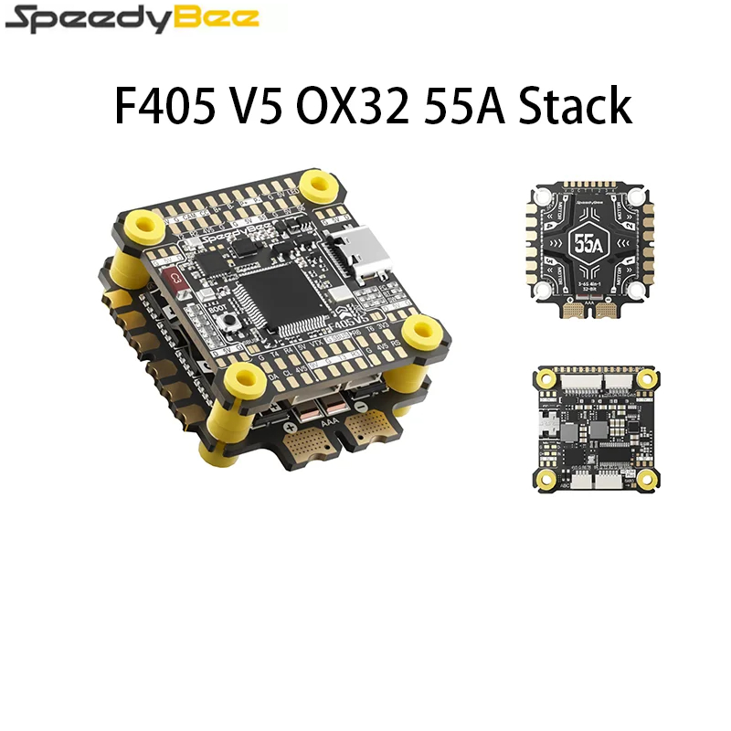 SpeedyBee F405 V5 OX32 55A 30x - Foxeer Reaper F4 128K 65A Esc recension och pris